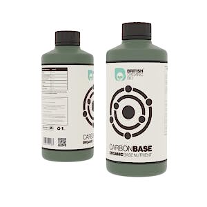 British Organic Bio Carbon Base 1 Litre, British Organic Bio, Organic Plant Feeds, Organic Base Nutrients, Nutrients