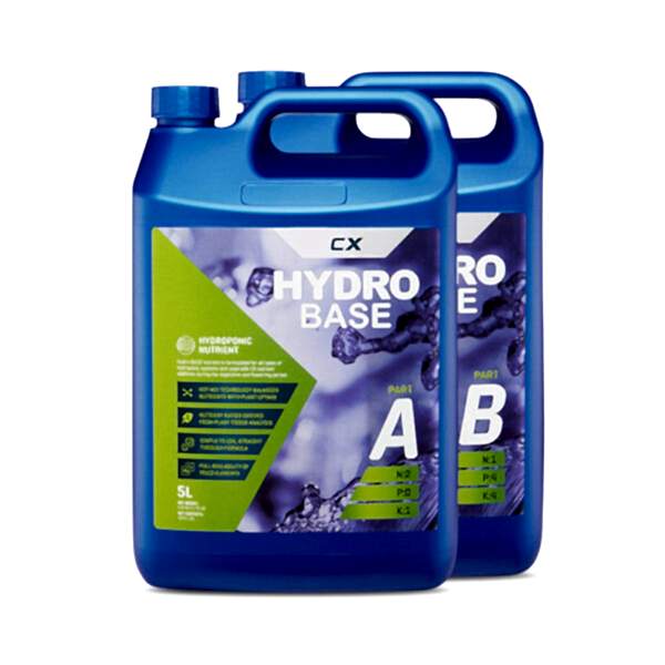 CX Horticulture Hydro Base 5 Litre, Base Nutrients, Nutrients, CX Horticulture