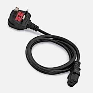 Power Cable - 2m with UK Plug to IEC, Miscellaneous, Lighting Accessories