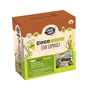 Coco Grow Coir Compost 75 Litre Block, Coco, Coco, Coco and Coir