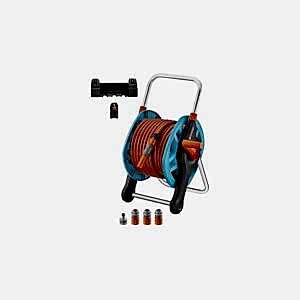 Gardena Basic Wall Hose Reel Set (25 m), Pipe & Fittings, Gardena, Sprayers and Hoses for Watering