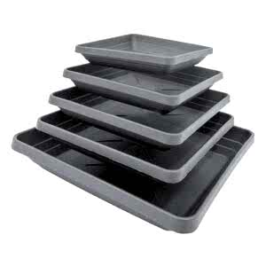 Square Saucers, Pots & Trays, Plastia, Plastic Pots and Trays