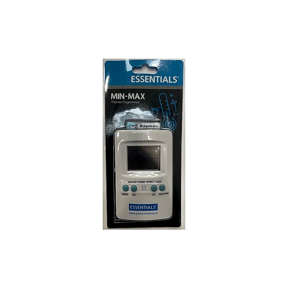 Essentials Min-Max Thermo Hygrometer, Temperature & Humidity, Greenhouse Accessories, Essentials